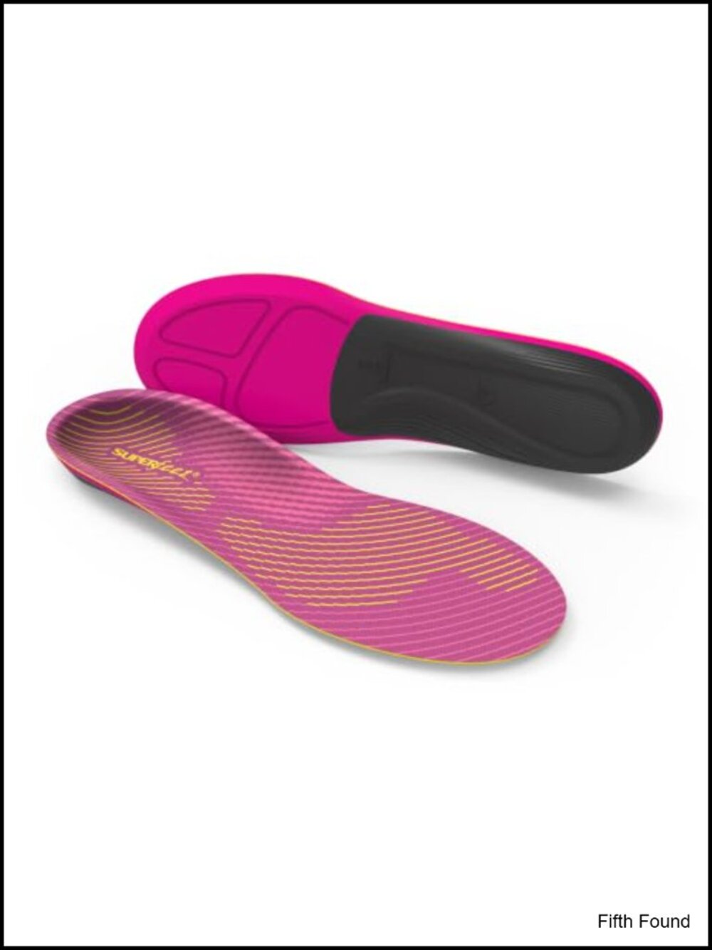 Superfeet Run Women's Support Insoles 8.5-10 EVOLyte Carbon Fiber